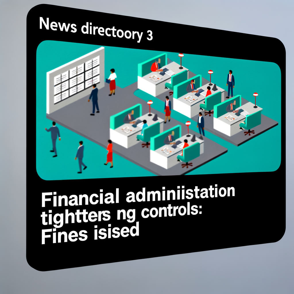 Финансовая администрация ужесточает контроль: выданы штрафы - Новостной каталог 3