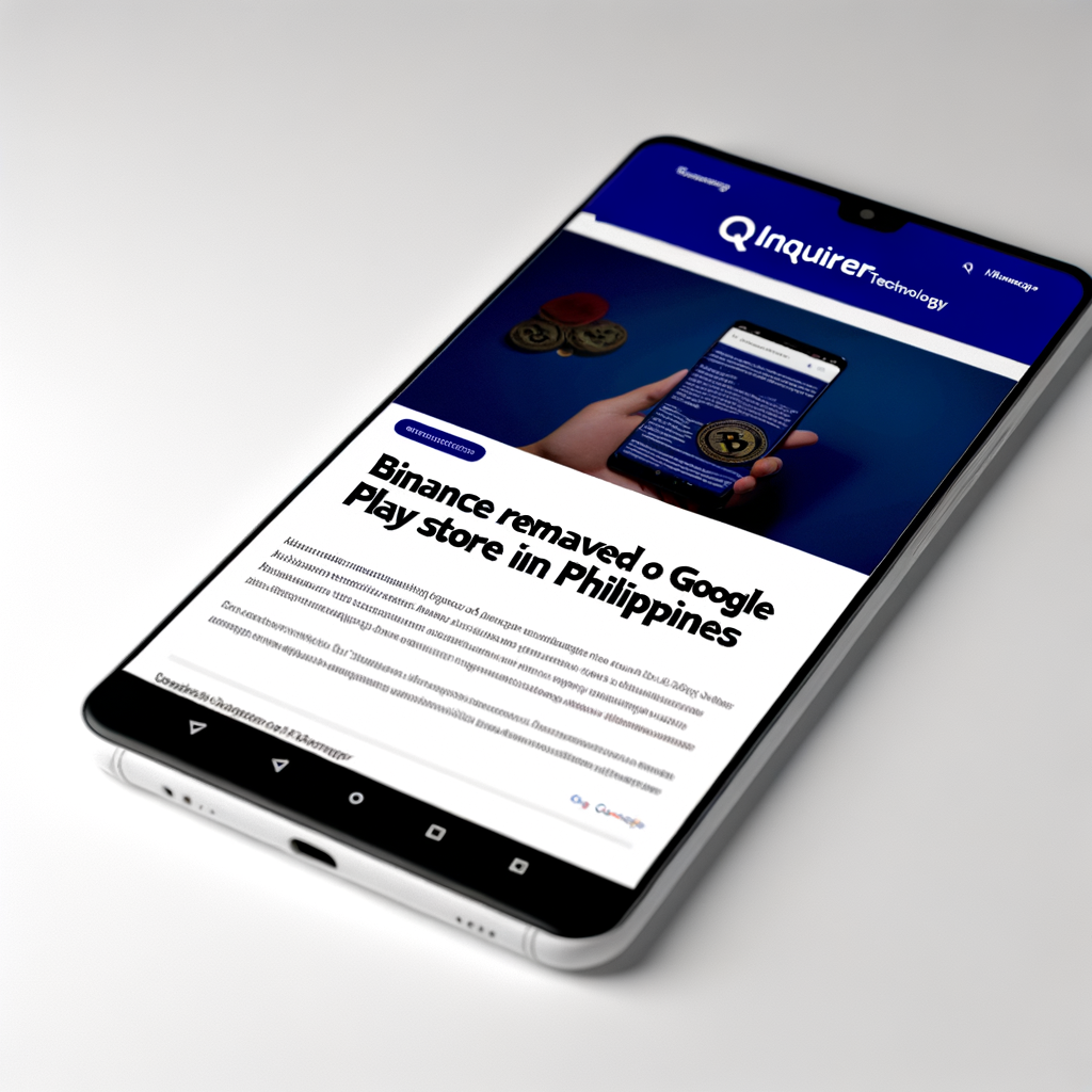 Binance удален из Google Play Store на Филиппинах | Inquirer Technology